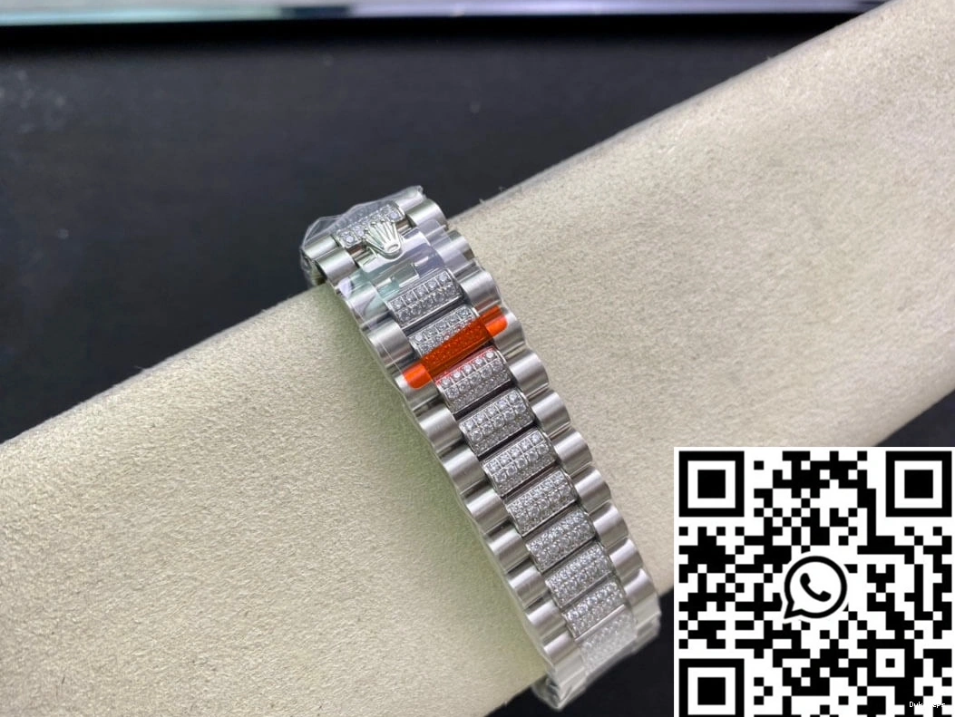 M128349RBR-0026 Diamond-Set EW Factory Date Day Rolex Bezel 1212